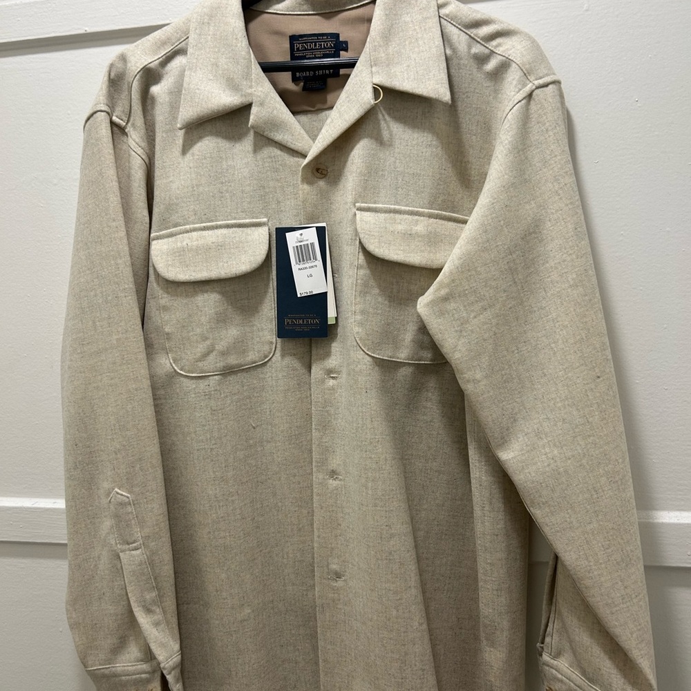 Pendleton Men's Beige Shirt Jacket
